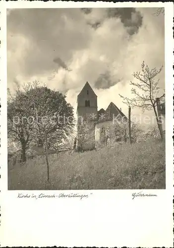 AK / Ansichtskarte Foto Gutermann Kirche Loerrach Obertuellingen Kat. Loerrach