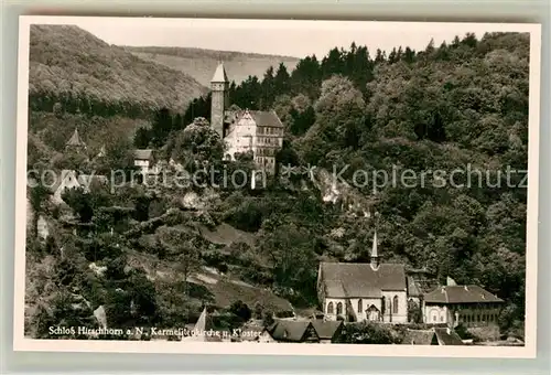 AK / Ansichtskarte Hirschhorn Neckar Burg Kloster  Kat. Hirschhorn (Neckar)