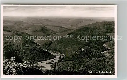 AK / Ansichtskarte Waldkatzenbach Blick vom Katzenbuckel Kat. Waldbrunn