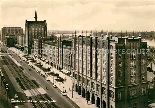 AK / Ansichtskarte Rostock Mecklenburg Vorpommern Lange Strasse Kat. Rostock