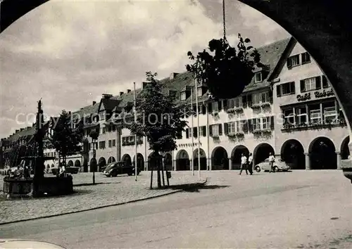 AK / Ansichtskarte Freudenstadt Marktplatz Brunnen Kat. Freudenstadt