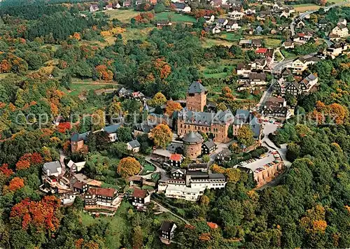 AK / Ansichtskarte Solingen Schloss Burg Fliegeraufnahme Kat. Solingen