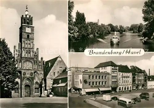 AK / Ansichtskarte Brandenburg Havel Rathaus Neustadt Markt  Kat. Brandenburg