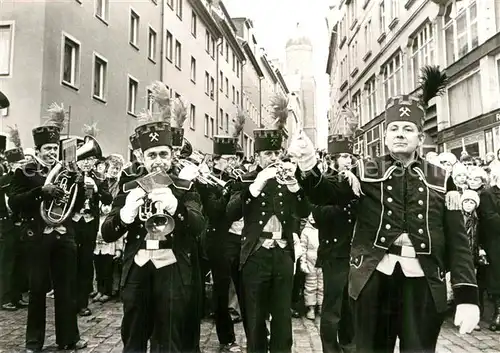 AK / Ansichtskarte Annaberg Buchholz Erzgebirge Bergmusik Vorweihnachtszeit Markt  Kat. Annaberg