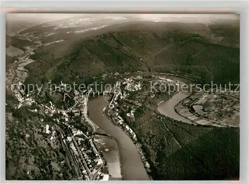 AK / Ansichtskarte Hirschhorn Neckar Fliegeraufnahme Neckarschleife Kat. Hirschhorn (Neckar)