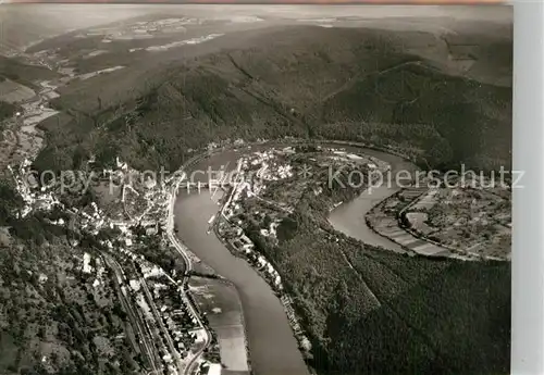 AK / Ansichtskarte Hirschhorn Neckar Fliegeraufnahme Neckarschleife Kat. Hirschhorn (Neckar)