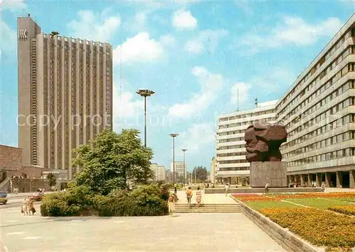 AK / Ansichtskarte Karl Marx Stadt Hotel Kongress Karl Marx Allee Kat. Chemnitz