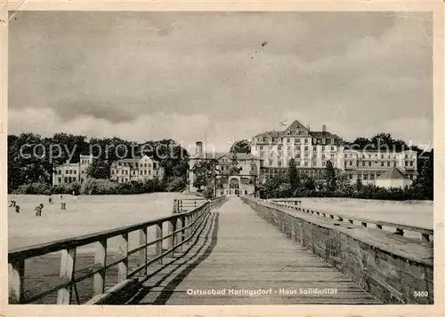 AK / Ansichtskarte Heringsdorf Ostseebad Usedom Haus Solidaritaet Kat. Heringsdorf