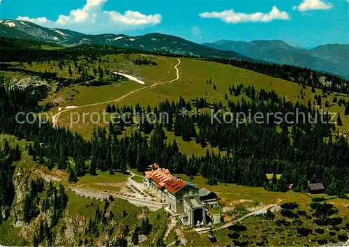 AK / Ansichtskarte Reichenau Rax Raxalpe Bergstation Rax Schneeberg Gruppe Fliegeraufnahme Kat. Reichenau an der Rax