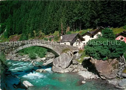 AK / Ansichtskarte Ascona Lago Maggiore Ponte Romano