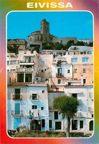 AK / Ansichtskarte Eivissa Ciudad antigua y Catedral