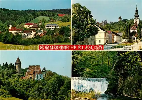 AK / Ansichtskarte Klam Schloss Klamschlucht Wehr  Kat. Klam