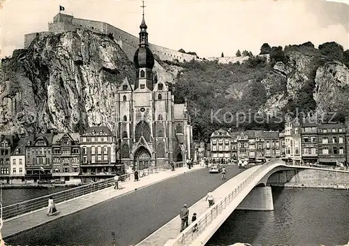 AK / Ansichtskarte Dinant Wallonie Pont sur la Meuse Citadelle et Collegiale Kat. Dinant
