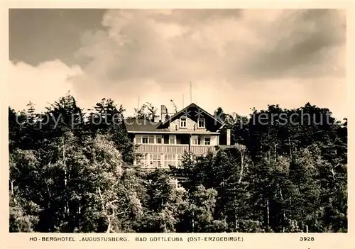 AK / Ansichtskarte Bad Gottleuba Berggiesshuebel HO Berghotel Augustusberg Kat. Bad Gottleuba Berggiesshuebel