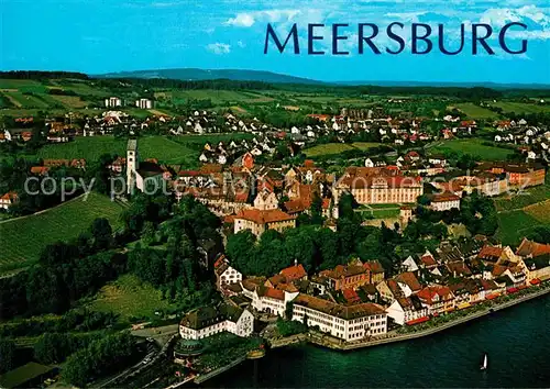 AK / Ansichtskarte Meersburg Bodensee Fliegeraufnahme Kat. Meersburg