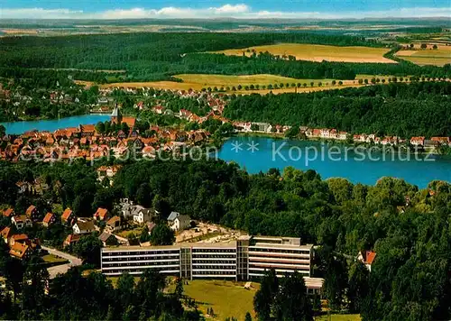 AK / Ansichtskarte Moelln Lauenburg Fliegeraufnahme Sanatorium Foehrenkamp Kat. Moelln