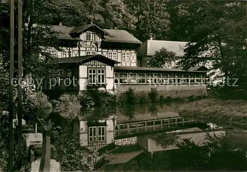 AK / Ansichtskarte Bad Schandau Hotel Lichtenhainer Wasserfall Kat. Bad Schandau