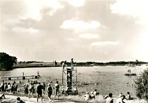 AK / Ansichtskarte Friedewald Moritzburg Erholungszentrum Moritzburger Teichgebiet Badestelle Kat. Moritzburg Dresden