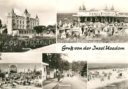 AK / Ansichtskarte Usedom Zinnowitz Bansin Trassenheide Karlshagen Ahlbeck Kat. Usedom