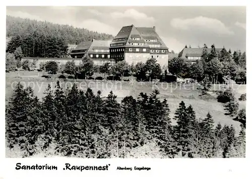 AK / Ansichtskarte Altenberg Erzgebirge Sanatorium Raupennest Kat. Geising