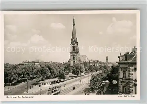 AK / Ansichtskarte Foto Kellner Rolf Nr. 7171 Karlsruhe Durlachertor  Kat. Fotografie