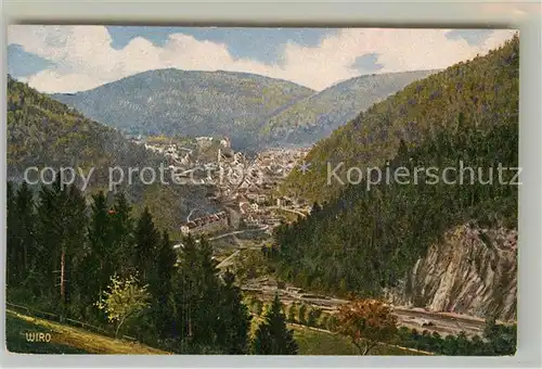 AK / Ansichtskarte Verlag WIRO Wiedemann Nr. 2455 C Triberg Schwarzwald  Kat. Verlage