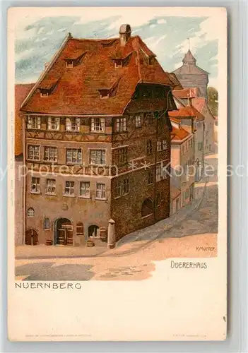 AK / Ansichtskarte Mutter K. Nuernberg Duererhaus Litho  Kat. Kuenstlerlitho