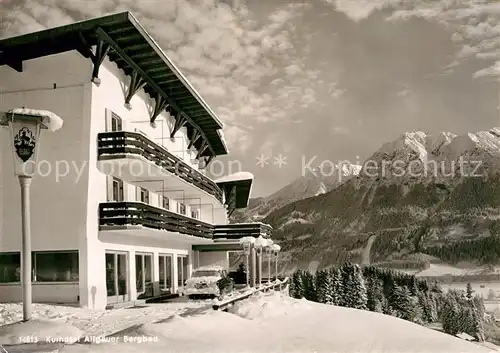 AK / Ansichtskarte Oberstdorf Kurhotel Allgaeuer Bergbad  Kat. Oberstdorf