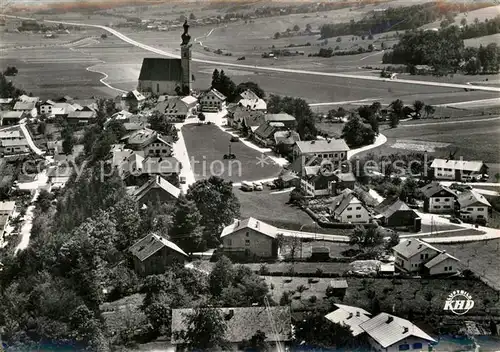 AK / Ansichtskarte Anger Chiemgau Fliegeraufnahme