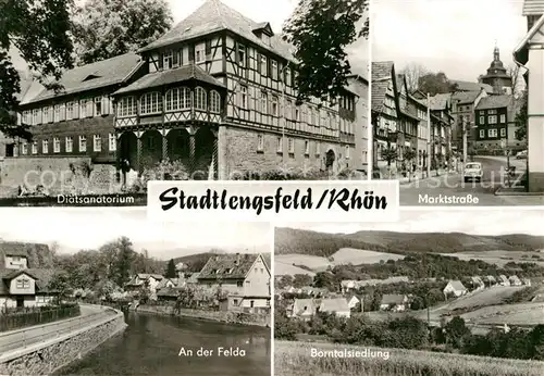 AK / Ansichtskarte Stadtlengsfeld Diaetsanatorium An der Felda Marktstrasse  Kat. Stadtlengsfeld