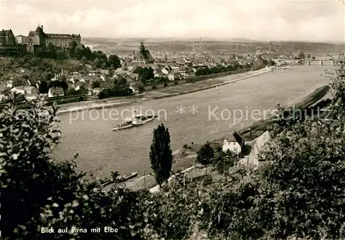 AK / Ansichtskarte Pirna Elbpanorama Kat. Pirna