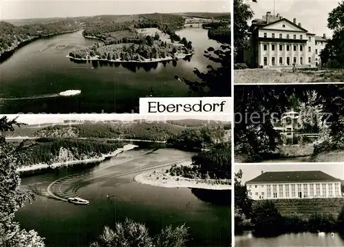 AK / Ansichtskarte Ebersdorf Thueringen Fliegeraufnahme Schloss Park Kat. Saalburg Ebersdorf