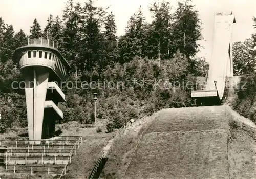 AK / Ansichtskarte Klingenthal Vogtland Grosse Aschbergschanze Kat. Klingenthal Sachsen