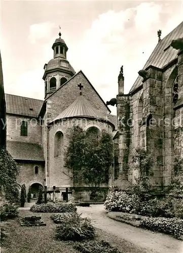 AK / Ansichtskarte Hildesheim Dom mit tausendjaehrigem Rosenstock Kat. Hildesheim