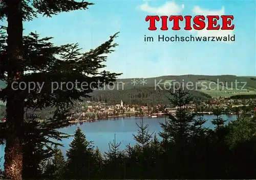 AK / Ansichtskarte Titisee Seepanorama Kat. Titisee Neustadt