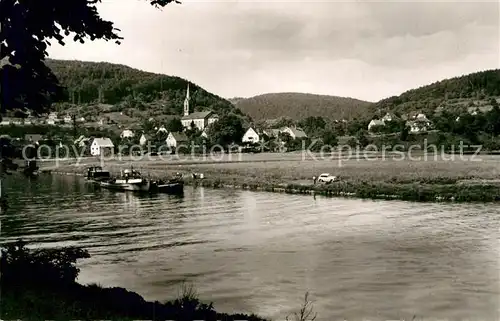 AK / Ansichtskarte Neckargerach Partie am Neckar Kat. Neckargerach