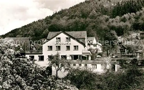 AK / Ansichtskarte Langenthal Odenwald Gasthof Pension zur Linde Kat. Hirschhorn (Neckar)