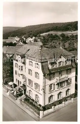 AK / Ansichtskarte Waldkatzenbach Gasthof Pension Katzenbuckel Kat. Waldbrunn