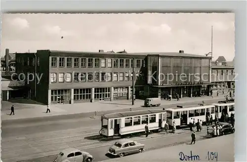 AK / Ansichtskarte Strassenbahn Dortmund Hauptbahnhof  Kat. Strassenbahn