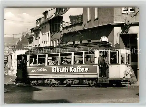 AK / Ansichtskarte Strassenbahn Wuppertal Triebwagen Nr. 154  Kat. Strassenbahn