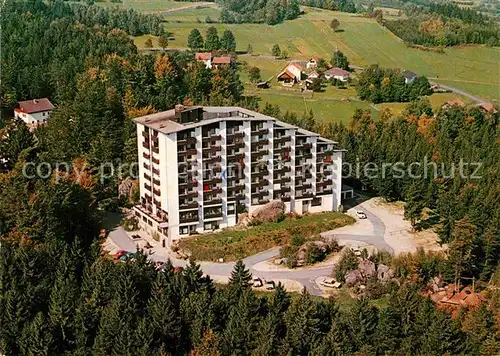 AK / Ansichtskarte Oberkreuzberg Hotel Restaurant Fuchsenstein Fliegeraufnahme Kat. Spiegelau