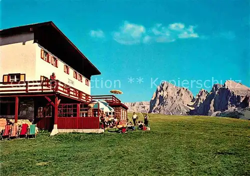 AK / Ansichtskarte Seiser Alm Berggasthof Albergo Icaro Alpe di Siusi Kat. Seis am Schlern Kastelruth Suedtirol