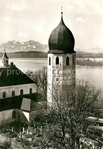 AK / Ansichtskarte Frauenchiemsee Der Campanile Kat. Chiemsee