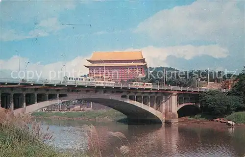 AK / Ansichtskarte Taipei Bruecke ueber den Keelung Kat. Taipei