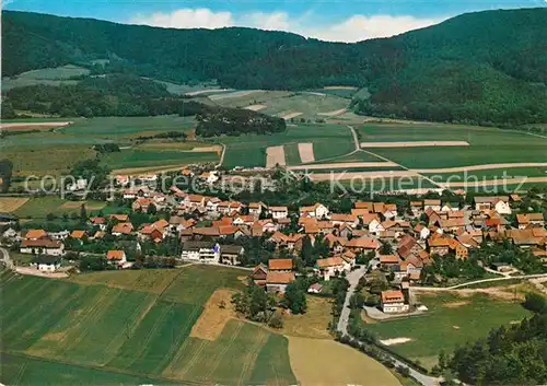 AK / Ansichtskarte Bad Wildungen Fliegeraufnahme Pension Haus Waldeck Kat. Bad Wildungen