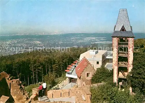 AK / Ansichtskarte Frankenstein Bergstrasse Burgruine Kat. Darmstadt