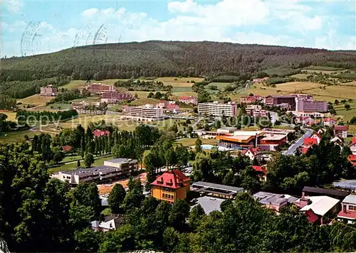 AK / Ansichtskarte Bad Soden Salmuenster Fliegeraufnahme mit Kurviertel Kat. Bad Soden Salmuenster