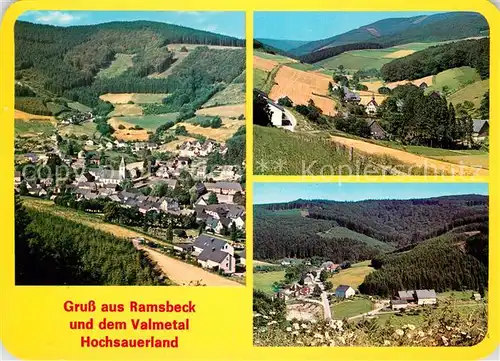 AK / Ansichtskarte Ramsbeck Panorama Valmetal Kat. Bestwig