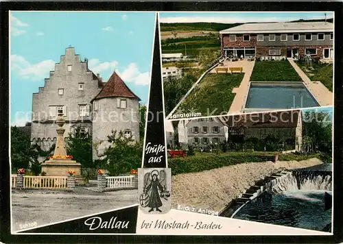 AK / Ansichtskarte Dallau Schloss Anlagen Sanatorium  Kat. Elztal