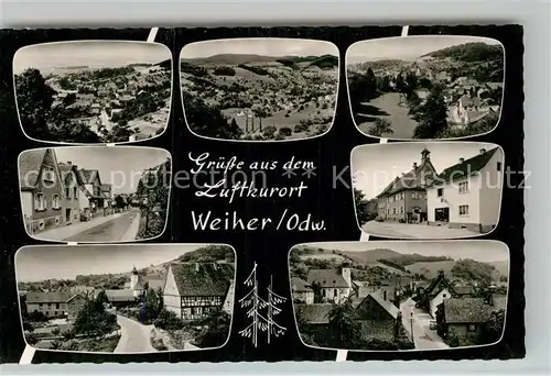 AK / Ansichtskarte Weiher Odenwald Stadtansichten 